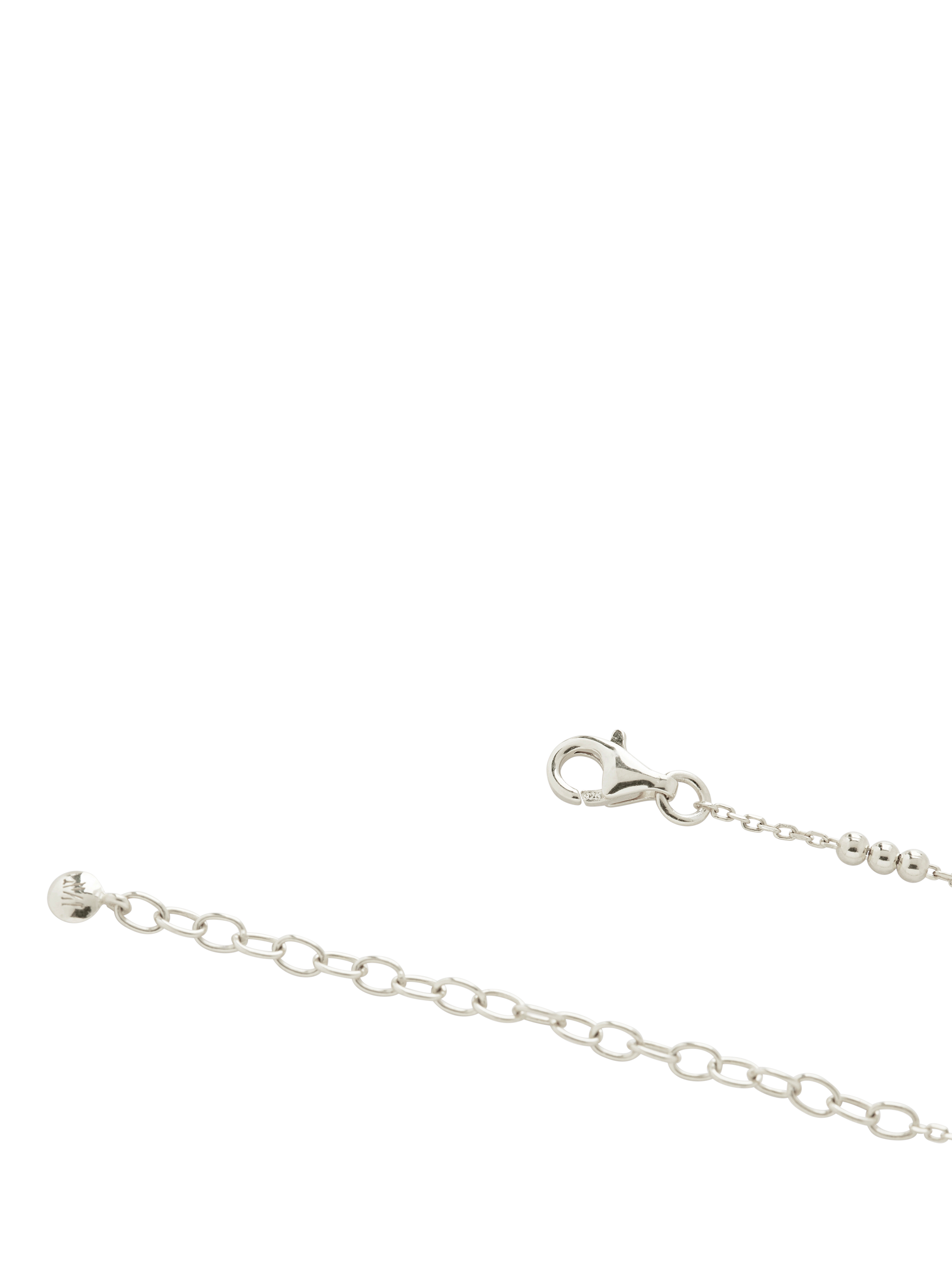 Monica Vinader Triple Bead Choker Necklace, Silver