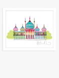 John Lewis Ilona Drew 'Brighton Pavilion' Framed Print, 26 x 32cm, Multi