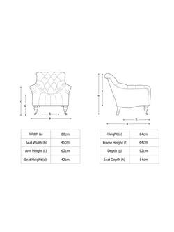 Tetrad Skittle Leather Armchair - view 2, Galveston Bark