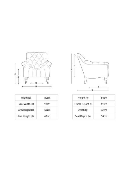 Tetrad Skittle Leather Armchair - view 2, Galveston Bark