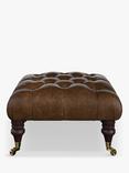 Tetrad Skittle Button Leather Footstool