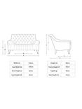 Tetrad Skittle Petite 2 Seater Leather Sofa
