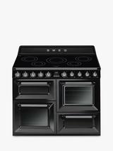 Smeg Victoria TR4110I 110cm Electric Range Cooker with Induction Hob, Black