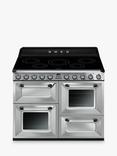 Smeg Victoria TR4110I 110cm Electric Range Cooker with Induction Hob, Stainless Steel