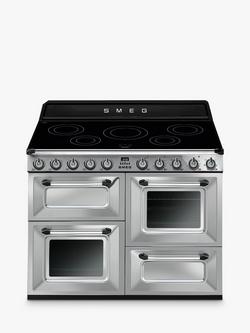 Smeg Victoria TR4110I 110cm Electric Range Cooker with Induction Hob - view 2, Stainless Steel