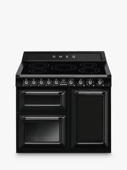 Smeg Victoria TR103I 100cm Electric Range Cooker with Induction Hob, Black