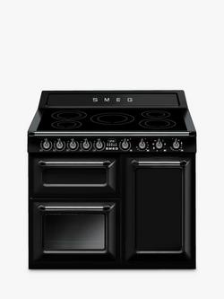 Smeg Victoria TR103I 100cm Electric Range Cooker with Induction Hob - view 2, Black