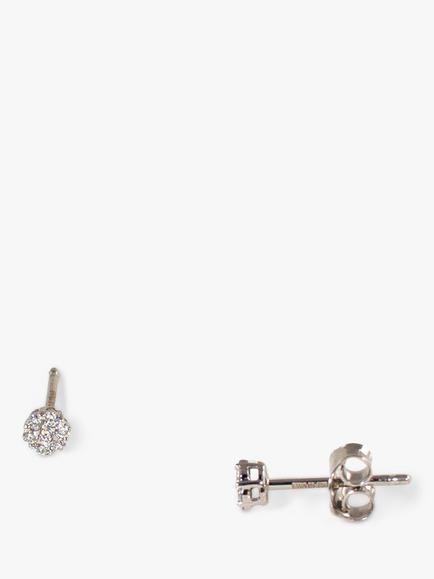 E.W Adams 18ct White Gold Diamond Cluster Stud Earrings, 