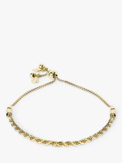 LARNAUTI Rope Chain Friendship Bracelet, Gold, Gold