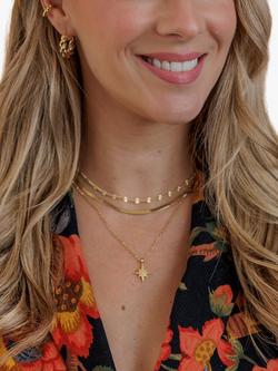 LARNAUTI Rope Hoop Earrings, Gold - view 2, Gold