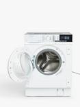 John Lewis JLBIWM1408 Integrated Washing Machine, 8kg Load, 1400rpm Spin,  White