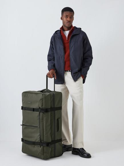 John Lewis Dakar Duffel 79cm 2-Wheel Large Suitcase - view 2, Khaki