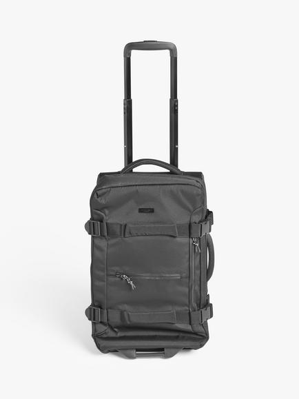 John Lewis Dakar Duffle 52cm 2-Wheel Cabin Case, Khaki, Black