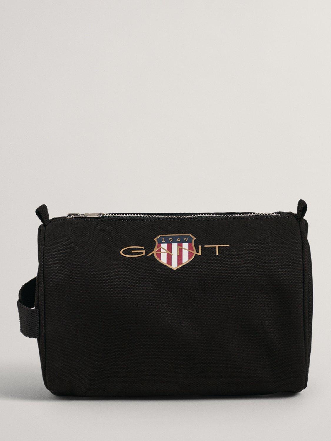 GANT Archive Shield Wash Bag, Black