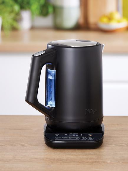 Ninja KT200UK Perfect Temperature Kettle, 1.7L, Black - view 2, Black