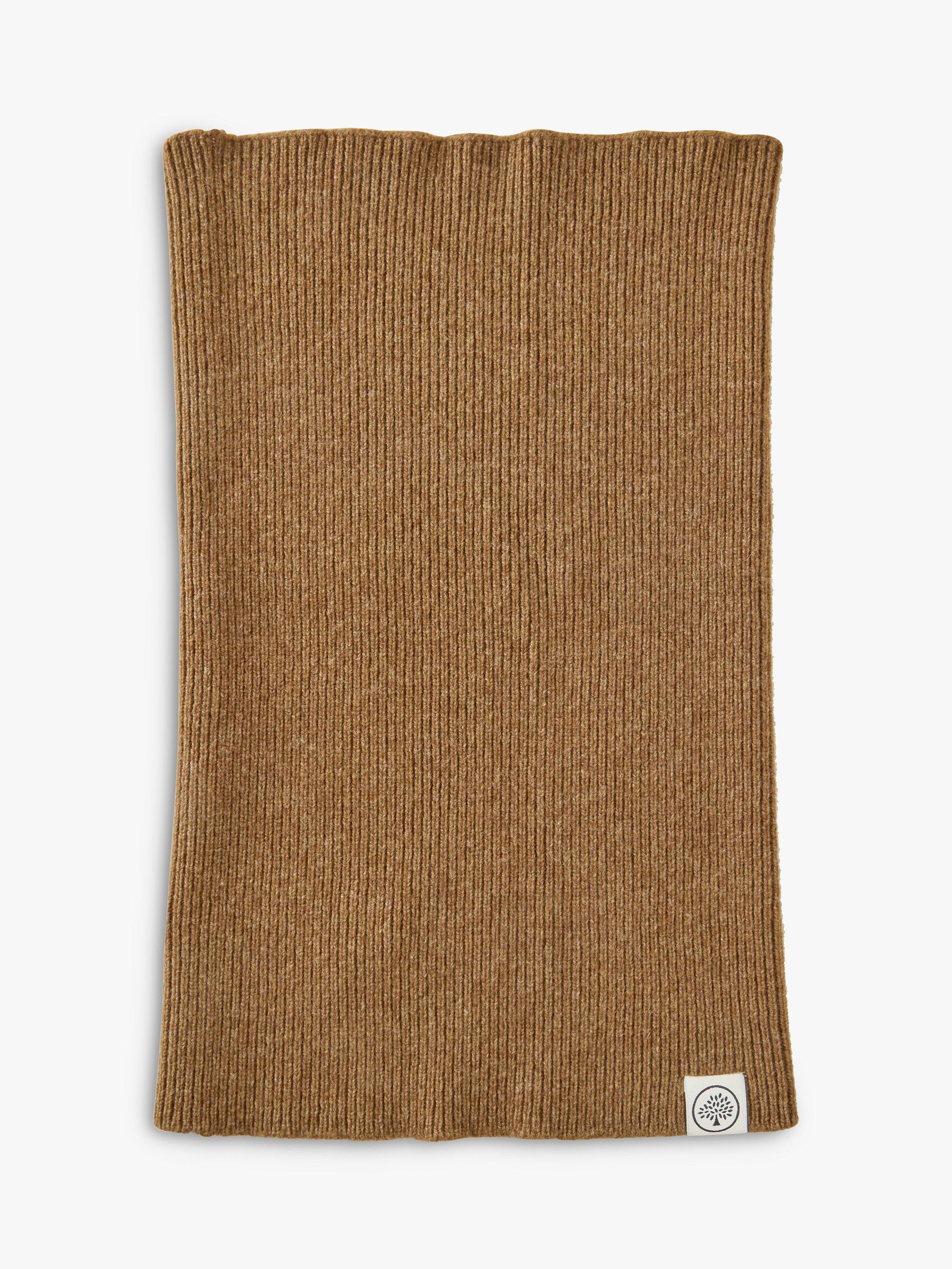 Mulberry Wool Cashmere Scarf, Teak