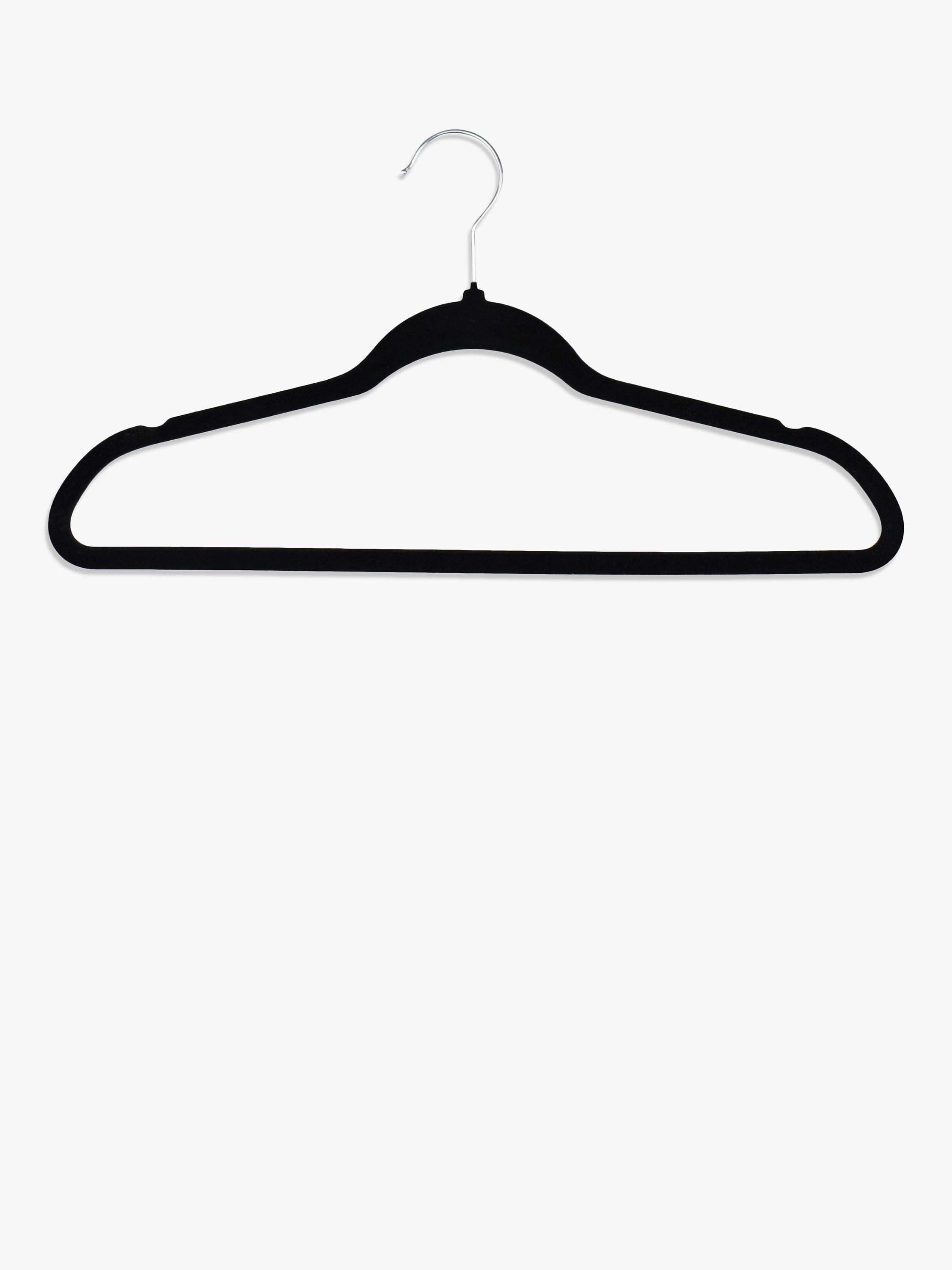 ADDIS Velvet Coat Hangers, Pack of 5