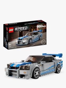 LEGO Speed Champions 76917 2 Fast 2 Furious Nissan Skyline GT-R (R34), 