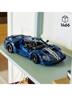 LEGO Technic 2022 Ford GT Car Model Set for Adults 42154 - view 2, 