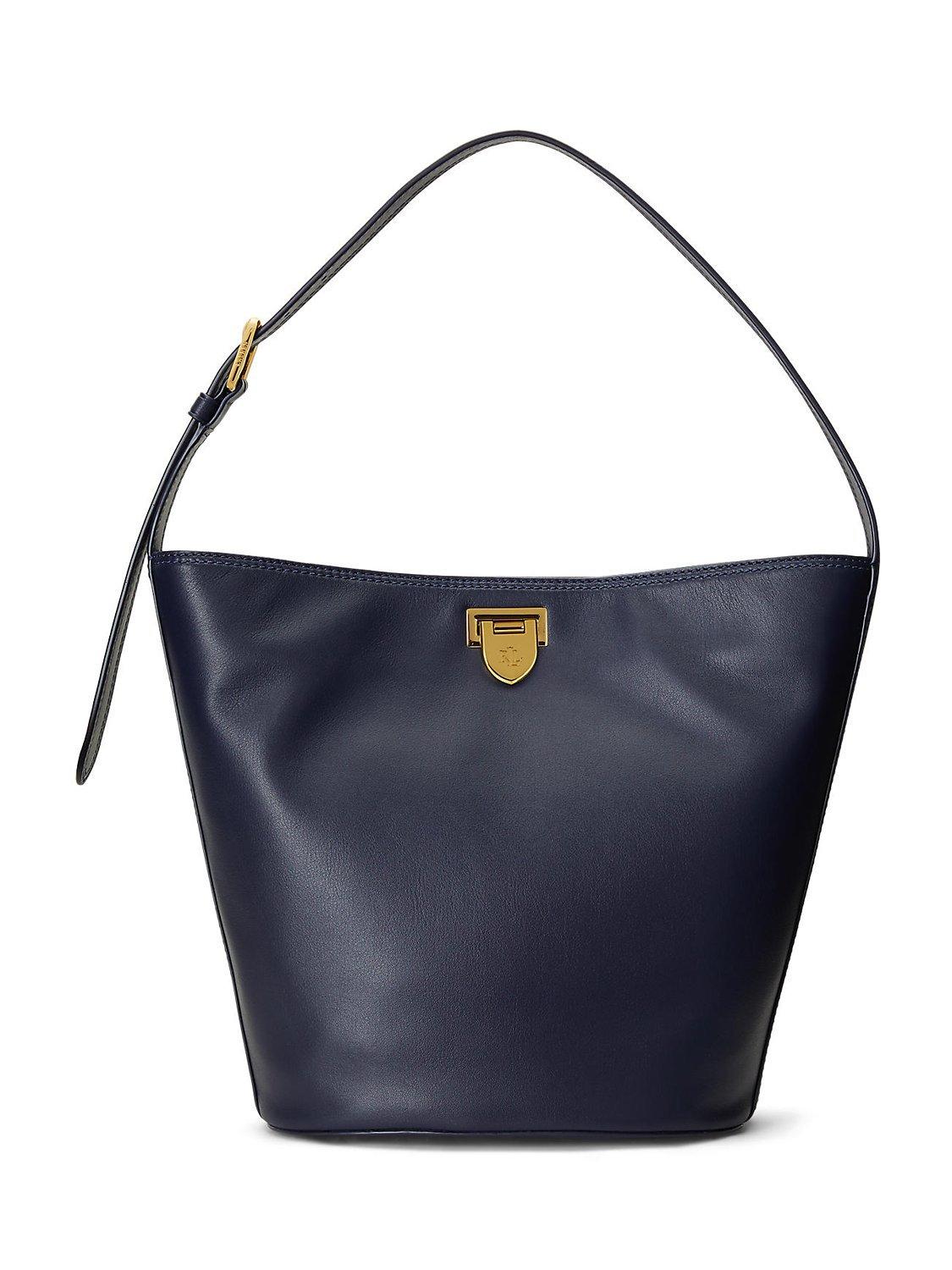 Lauren Ralph Lauren Harlow 23 Leather Bucket Bag