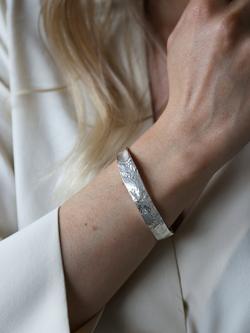 Tutti Sea Collection Textured Cuff Bracelet - view 2, Silver