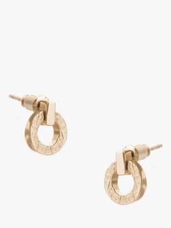 Tutti Palm Collection Textured Circle Stud Earrings, Gold