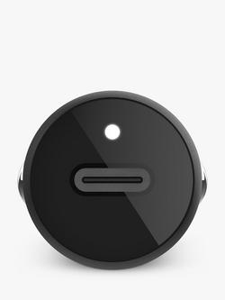Belkin 20W USB-C PD Car Charger, Black, Black