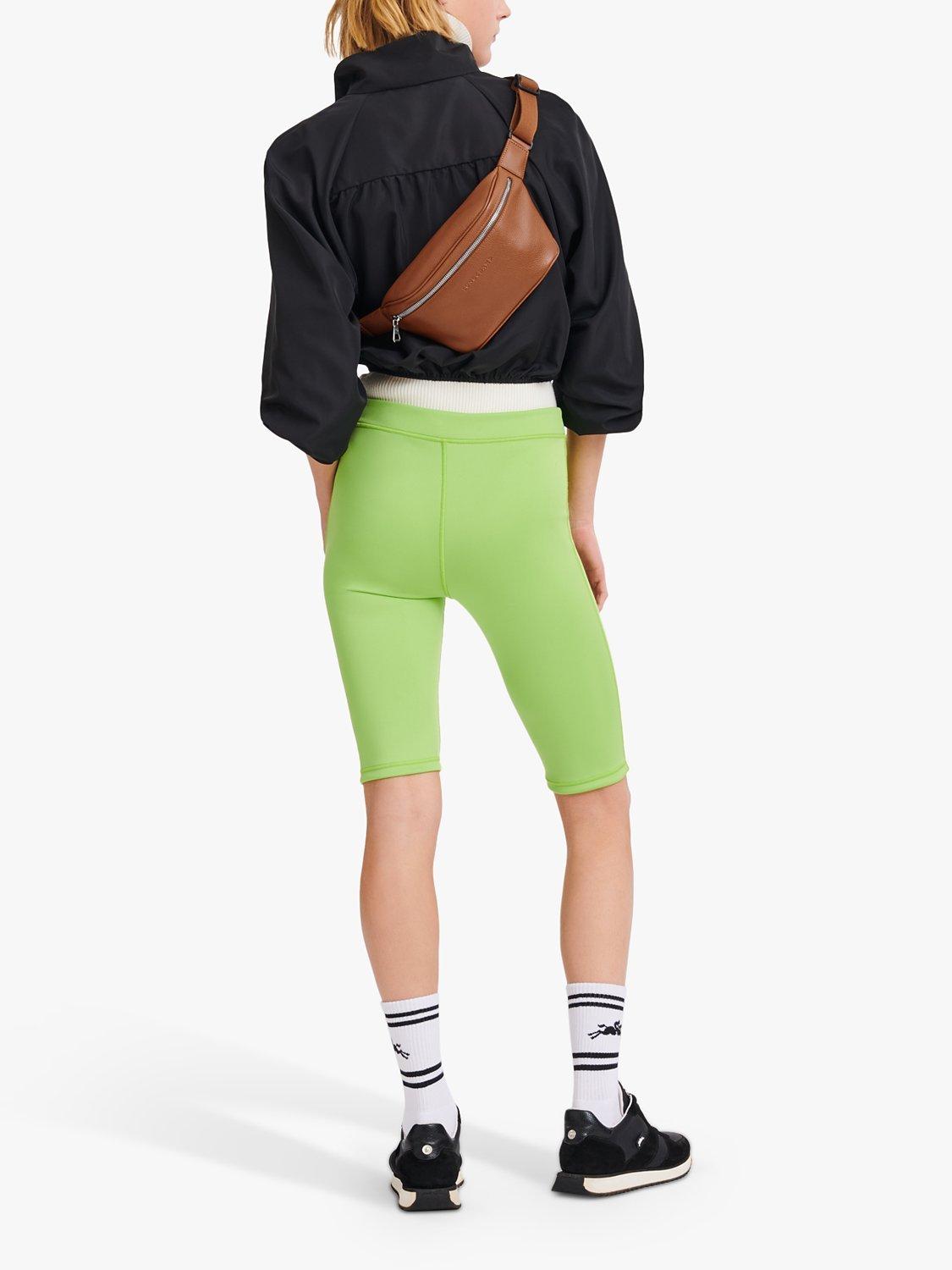 Product image 2 of 6, which shows Longchamp Le Foulonné Leather Belt Bag, Caramel