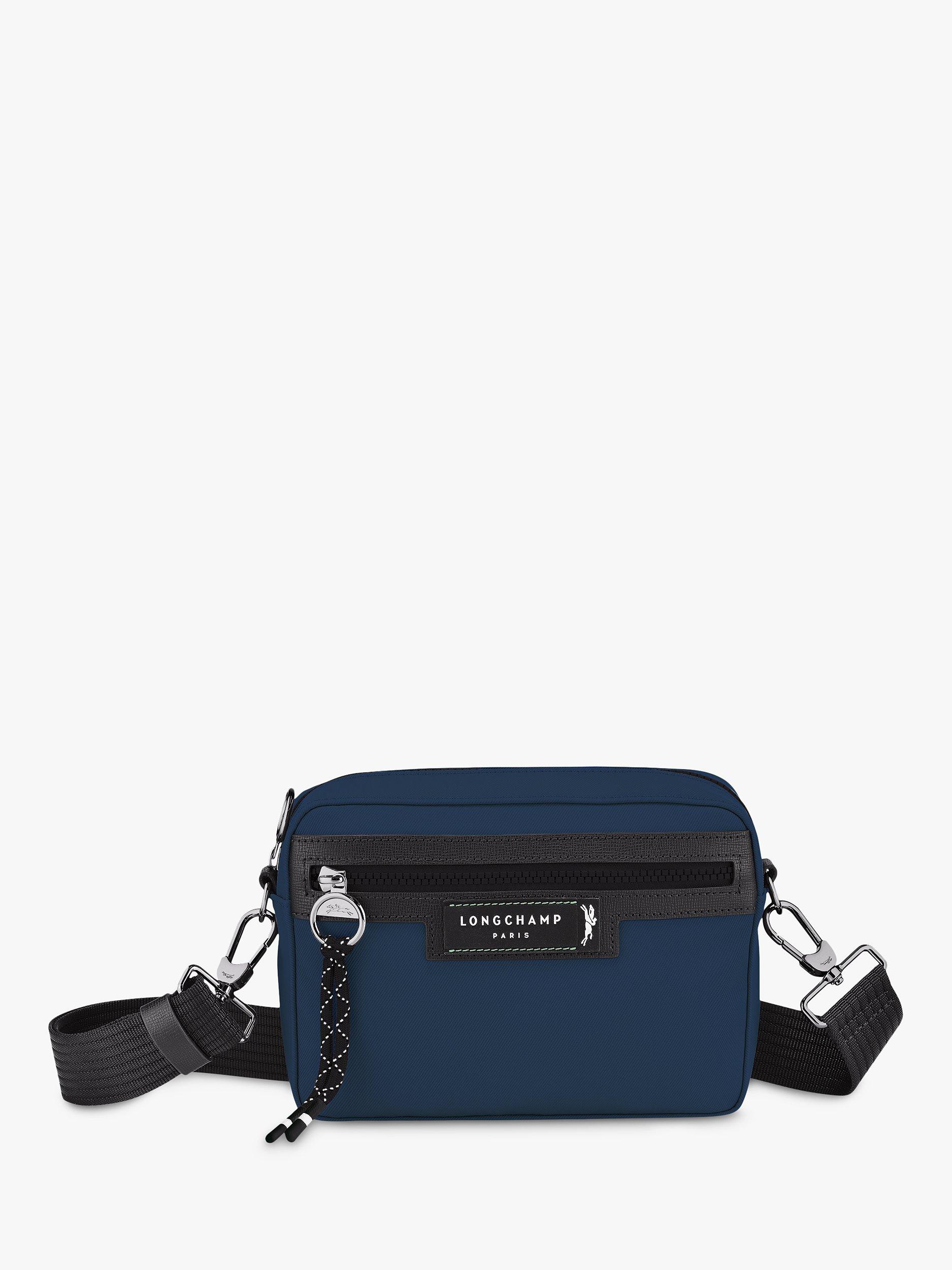 Product image 1 of 4, which shows Longchamp Le Pliage Energy Recycled Camera Bag, Navy