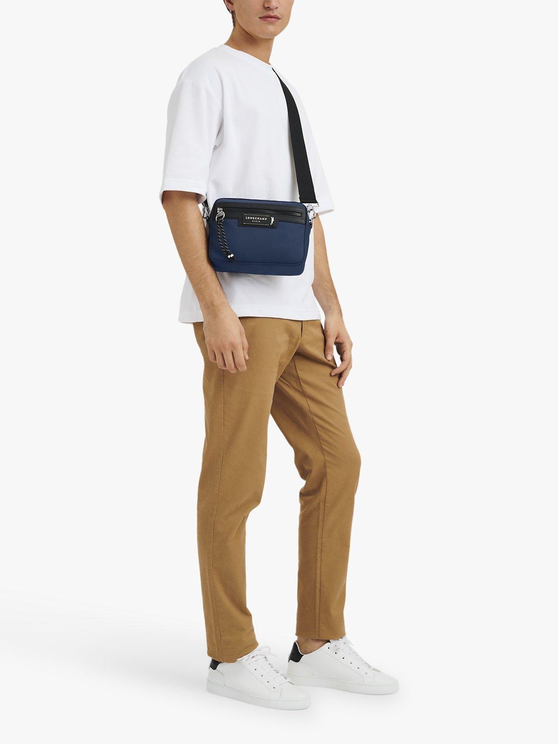 Product image 2 of 4, which shows Longchamp Le Pliage Energy Recycled Camera Bag, Navy