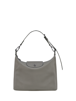 Longchamp Le Pliage Xtra Medium Leather Shoulder Bag, Turtledove