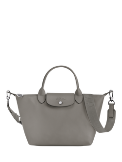 Longchamp Le Pliage Xtra Small Leather Top Handle Bag, Turtledove