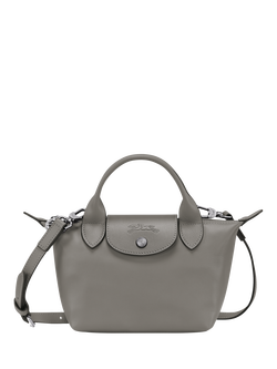 Longchamp Le Pliage Xtra XS Leather Crossbody Bag, Turtledove