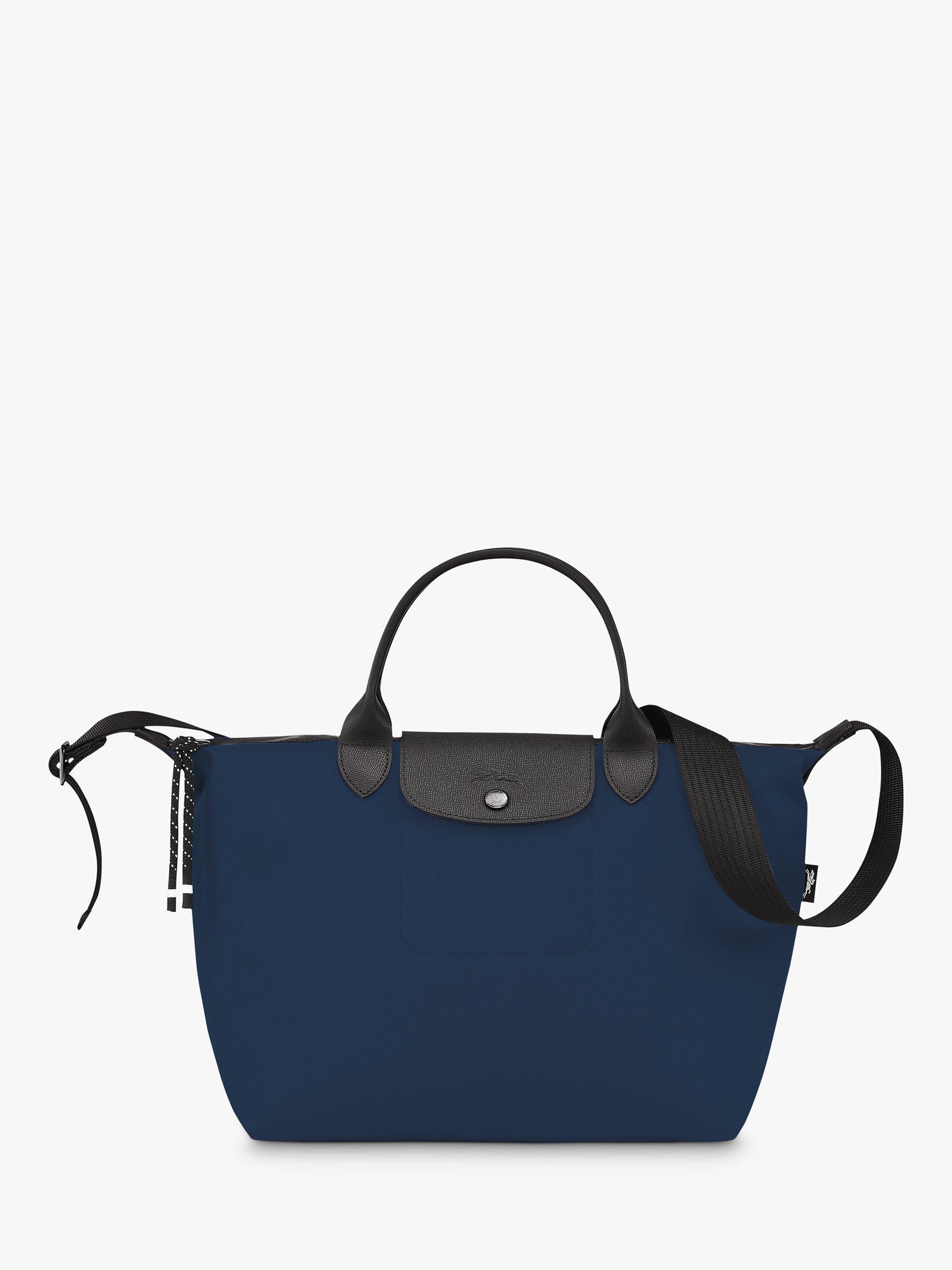 Product image 1 of 6, which shows Longchamp Le Pliage Energy Medium Top Handle Bag, Navy