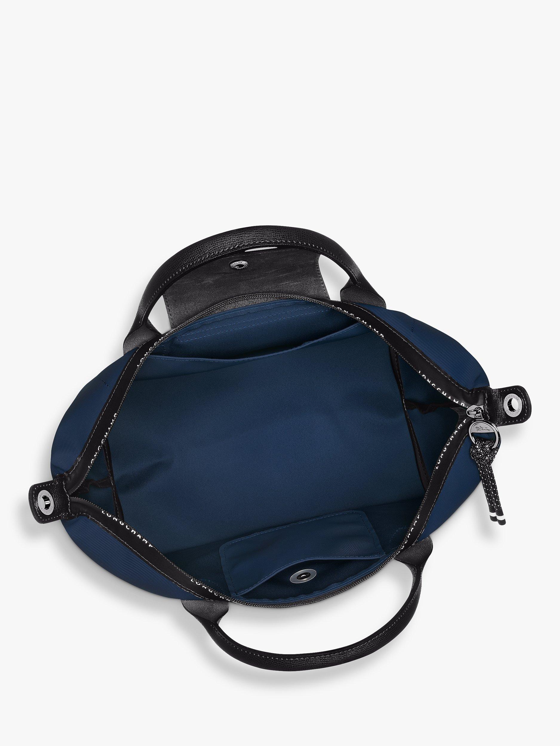 Product image 5 of 6, which shows Longchamp Le Pliage Energy Medium Top Handle Bag, Navy