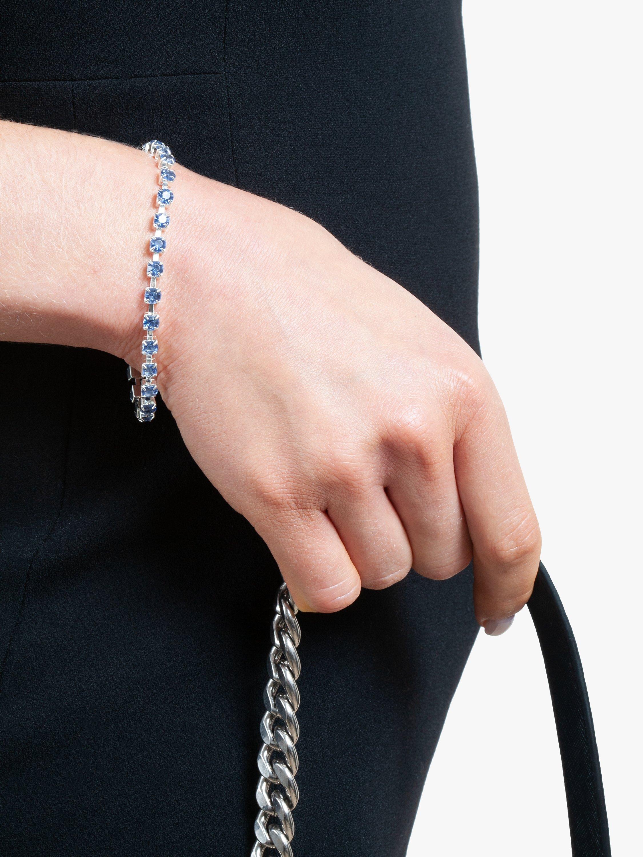 Product image 2 of 2, which shows Susan Caplan Pre-Loved Rediscovered Edwardian Revival Swarovski Crystals Tennis Bracelet, Dated Circa 1990s
