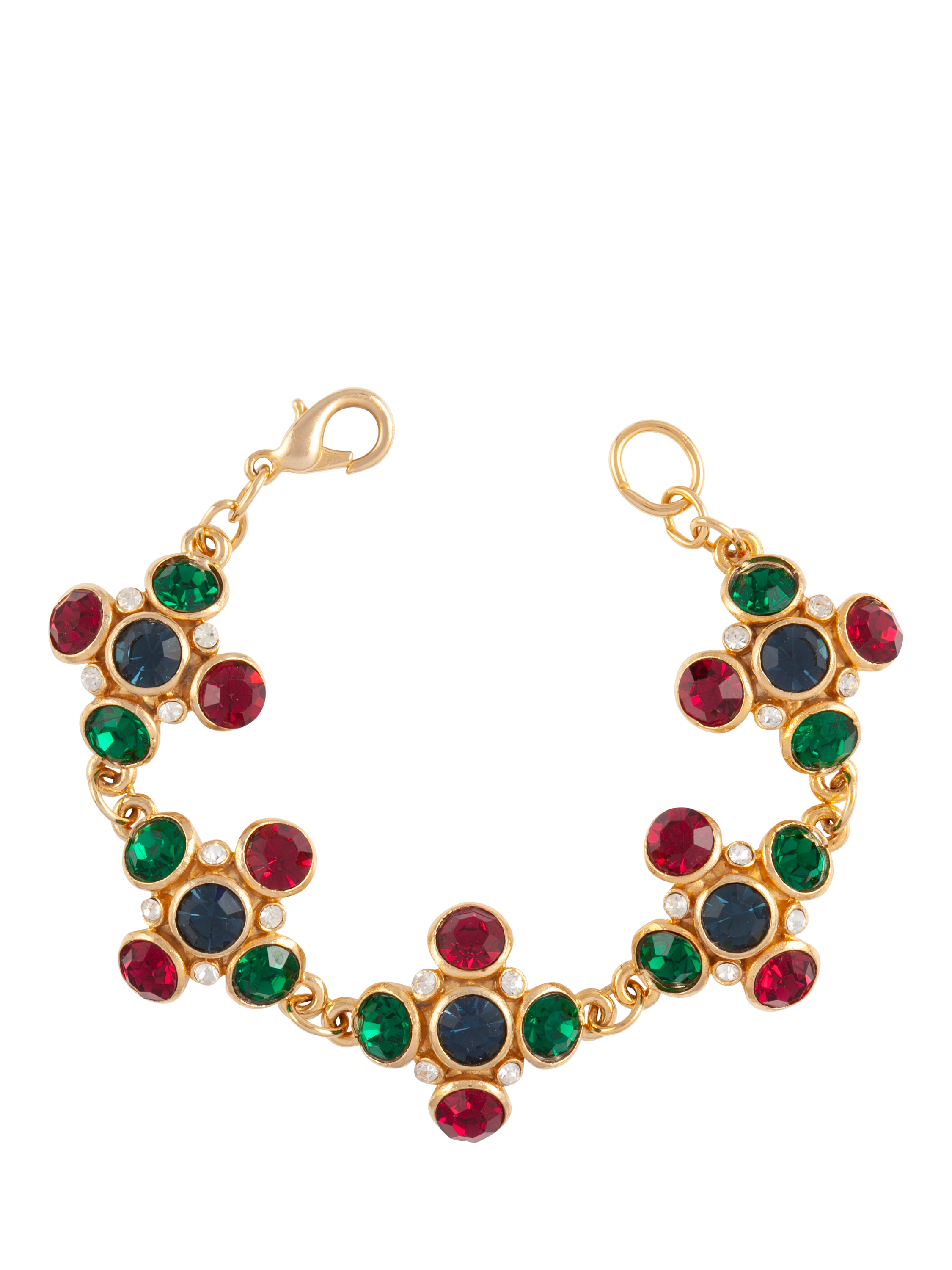 Product image 2 of 3, which shows Susan Caplan Pre-Loved Rediscovered Renaissance Revival Swarovski Crystal Bracelet, Dated Circa 1980s