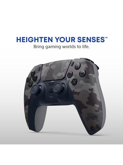 PlayStation 5 DualSense Wireless Controller, Camo Grey - view 2, Camo Grey