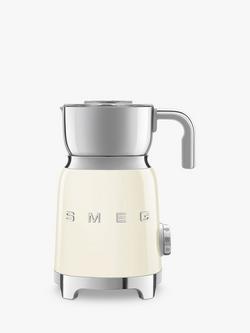 Smeg MFF11 Multi Milk Frother with Tritan Renew™, Cream