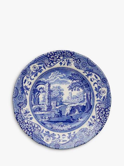 Spode Blue Italian Earthenware Tea Plate, 15cm, Blue/White, Seconds, Blue/White