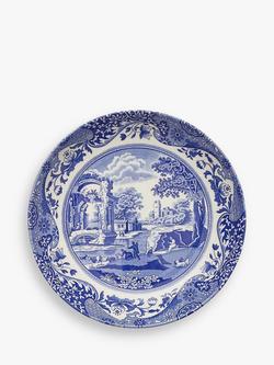 Spode Blue Italian Earthenware Pasta Bowl, 23cm, Blue/White, Seconds - view 2, Blue