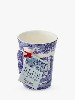 Spode Blue Italian Earthenware Mug, 280ml, Blue/White, Seconds - view 2, Blue/White