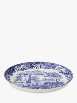 Spode Blue Italian Earthenware Pasta Bowl, 30cm, Blue/White, Seconds - view 2, Blue/White