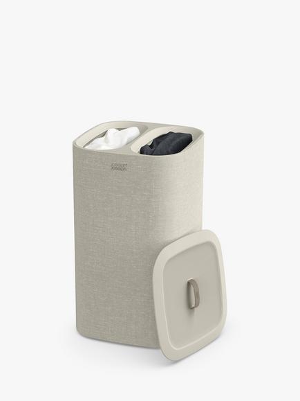 Joseph Joseph Tota Laundry Basket, 60L, Ecru