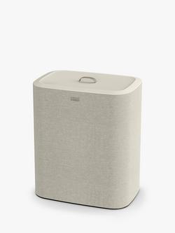 Joseph Joseph Tota Trio Easy-Empty Laundry Basket, 90L - view 2, Ecru