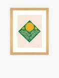 John Lewis Ellen Merchant 'Marigold' Framed Print & Mount, 53.5 x 43.5cm, Green/Multi