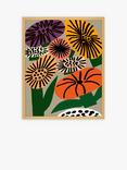 John Lewis Marcello Velho 'Memphis Flowers' Framed Print, 52 x 42cm, Multi