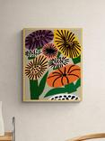 John Lewis Marcello Velho 'Memphis Flowers' Framed Print, 52 x 42cm, Multi