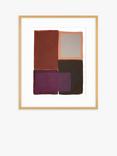 John Lewis Berit Mogensen Lopez 'Colour Blocks I' Framed Print & Mount, 62 x 52cm, Purple/Multi