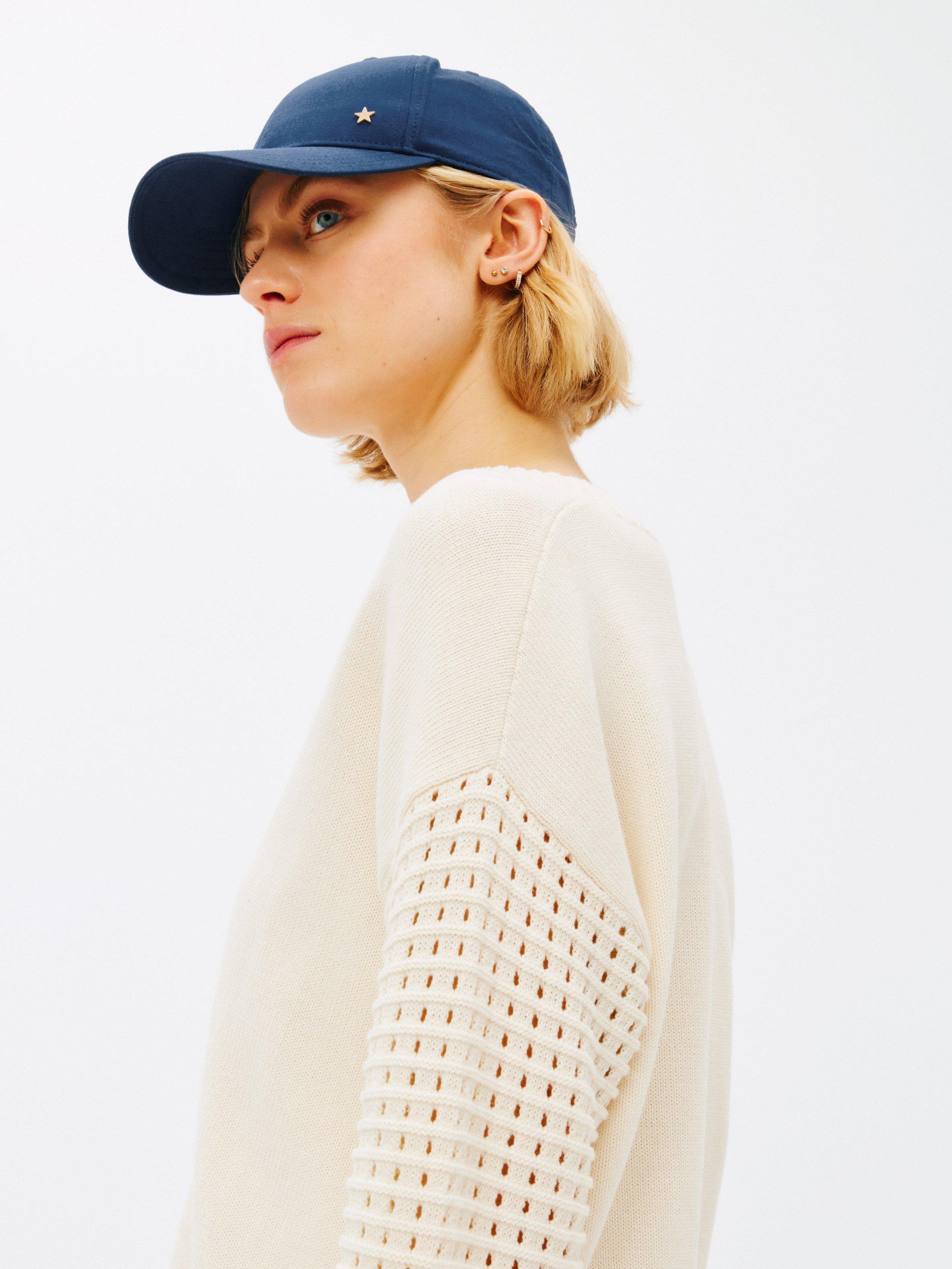 Product image 1 of 3, which shows John Lewis ANYDAY Cotton Baseball Cap, Navy